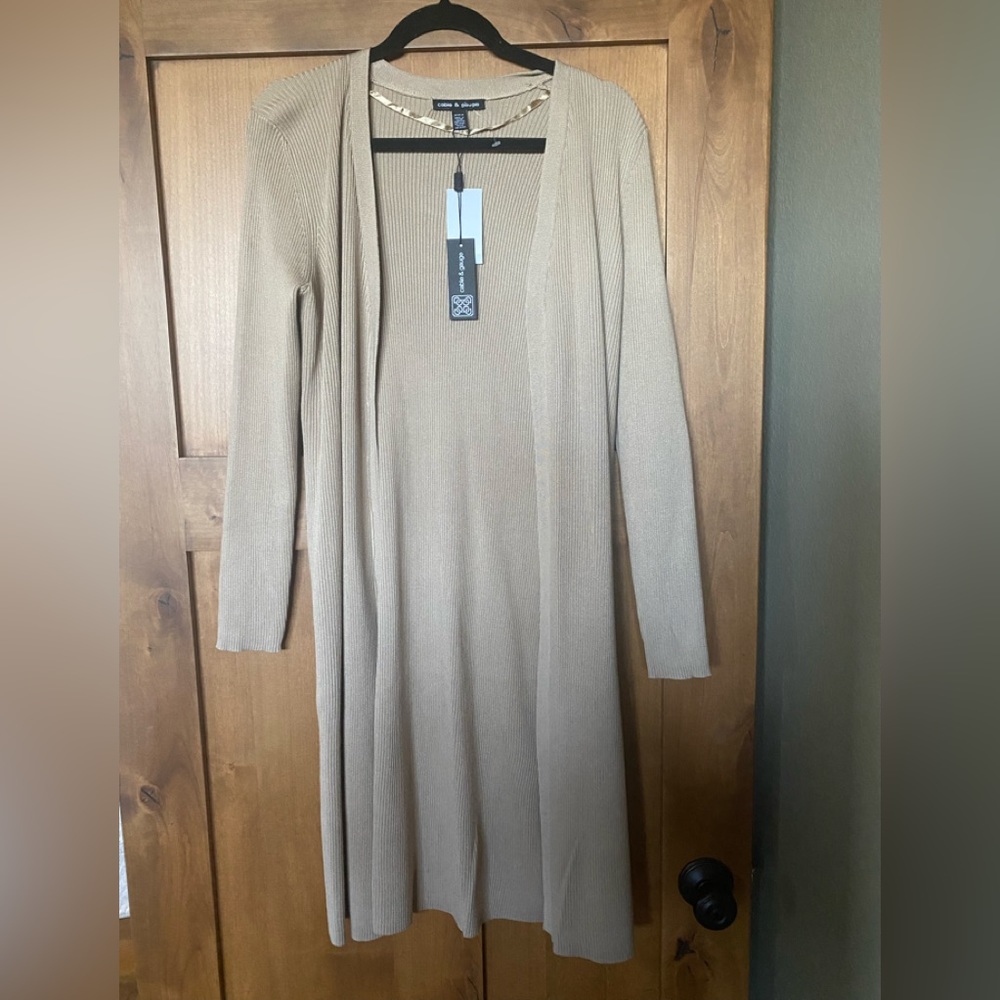 CABLE & GAUGE❤️ NWT Full Length Light Weight Cardigan